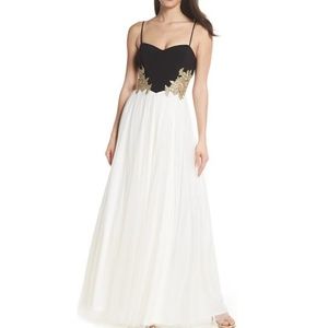 Embellished Tulle Gown Worn 1 Time 